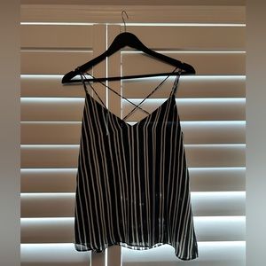 H&M Striped Strappy Blouse